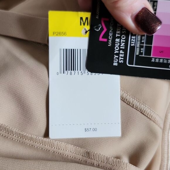 Maidenform All Over Shaper NWT cream color, Wear-Your-Own-Bra, Medium - Picture 6 of 10